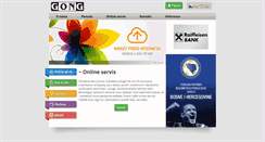 Desktop Screenshot of gong.ba