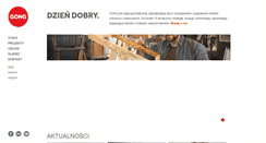 Desktop Screenshot of gong.pl